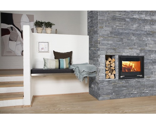 Kamineinsatz Aduro 5-1 Stahl schwarz 7 kW – Image 2