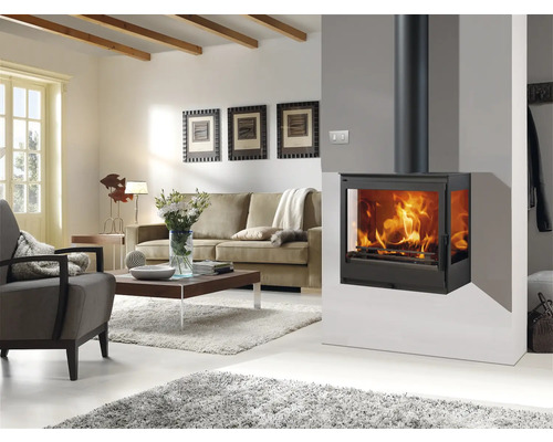 Kaminofen Panadero Onix Wall Stahl schwarz 7,1 kW – Image 2